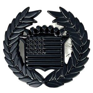 Famous Stars And Straps Belt Buckle Caddie USA Logo Black Stealth Tactical